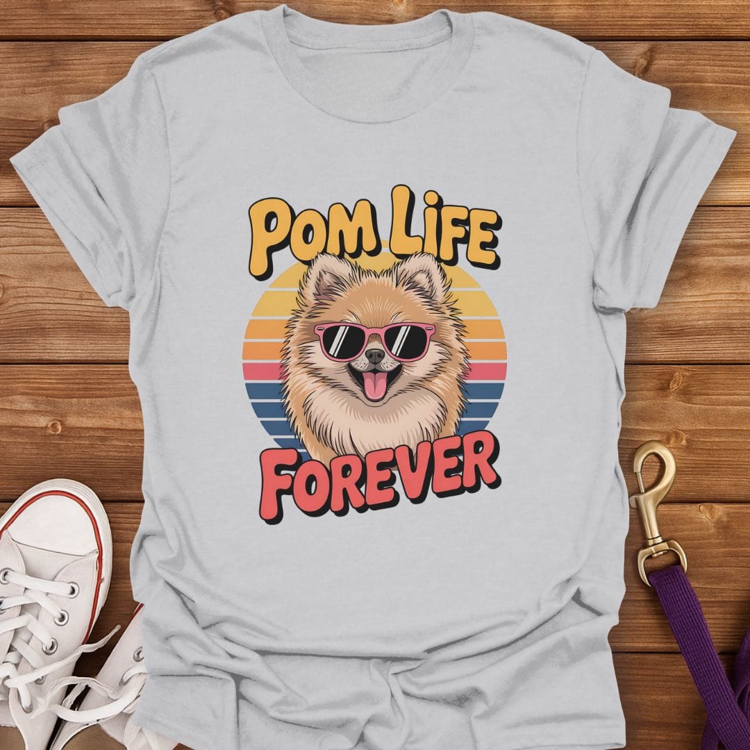 Pom Life Forever T-Shirt Ice Grey / S