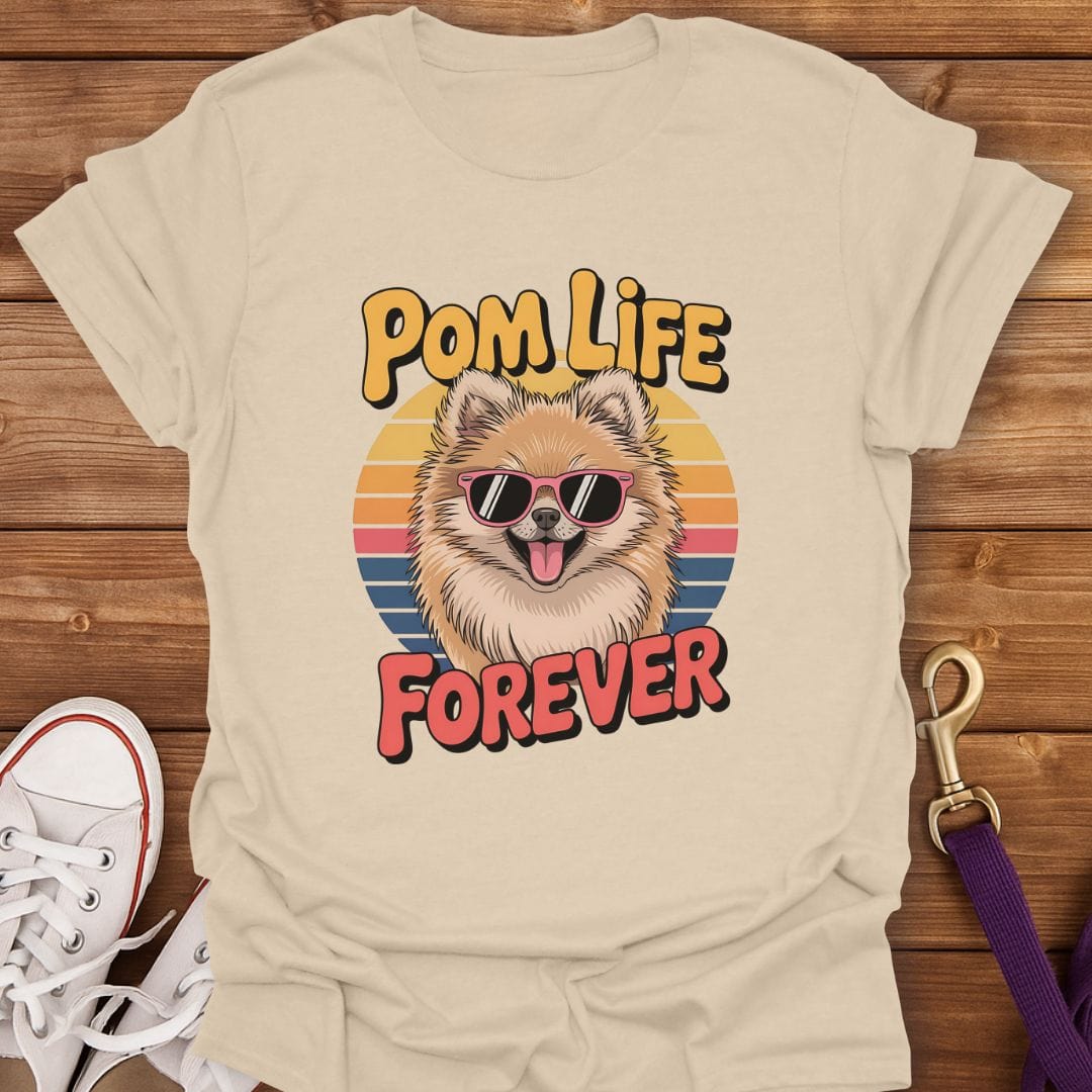 Pom Life Forever T-Shirt Sand / S