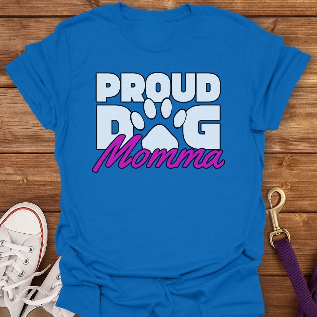 Proud Dog Momma T-Shirt Royal / S