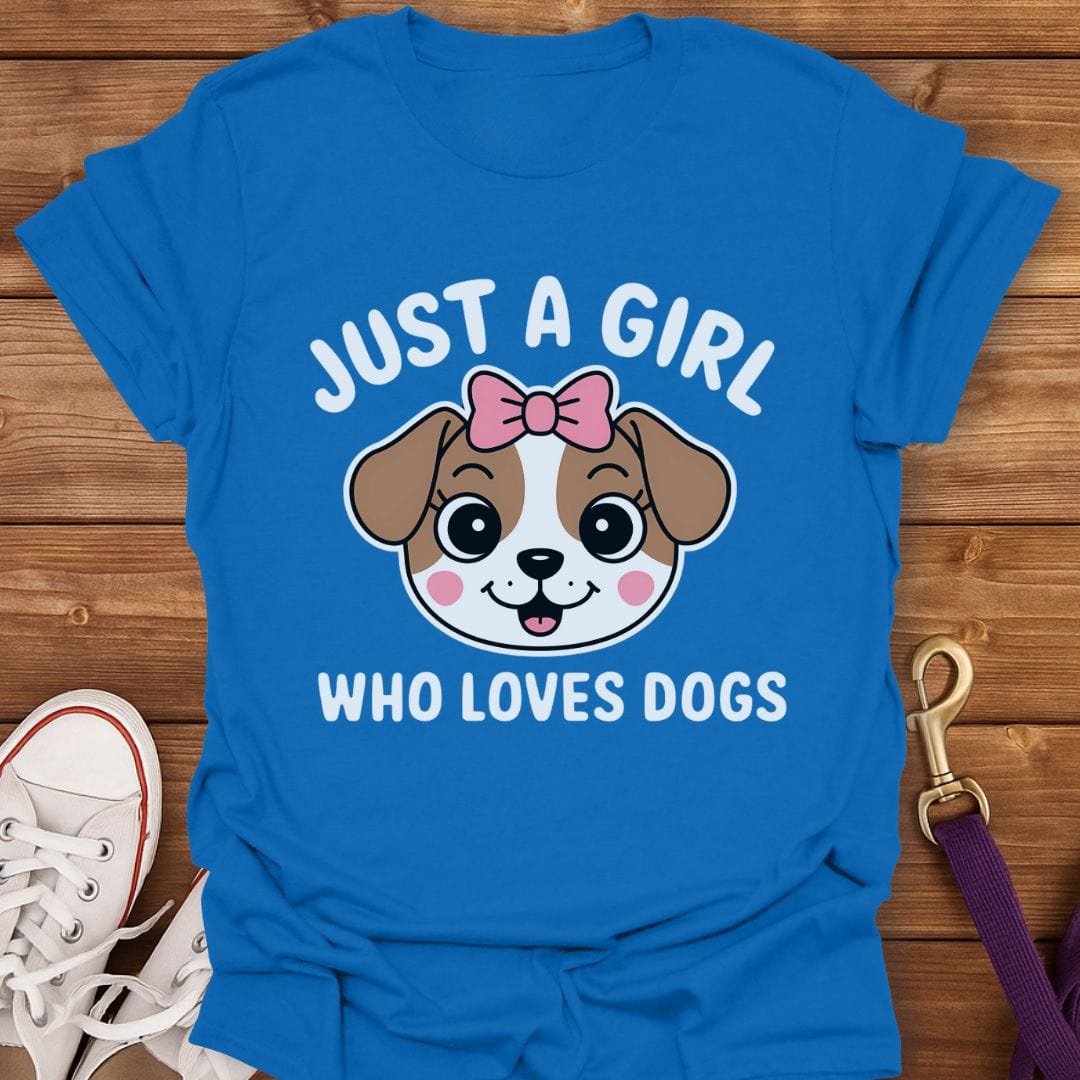 Puppy Love Girl Power T-Shirt Royal / S