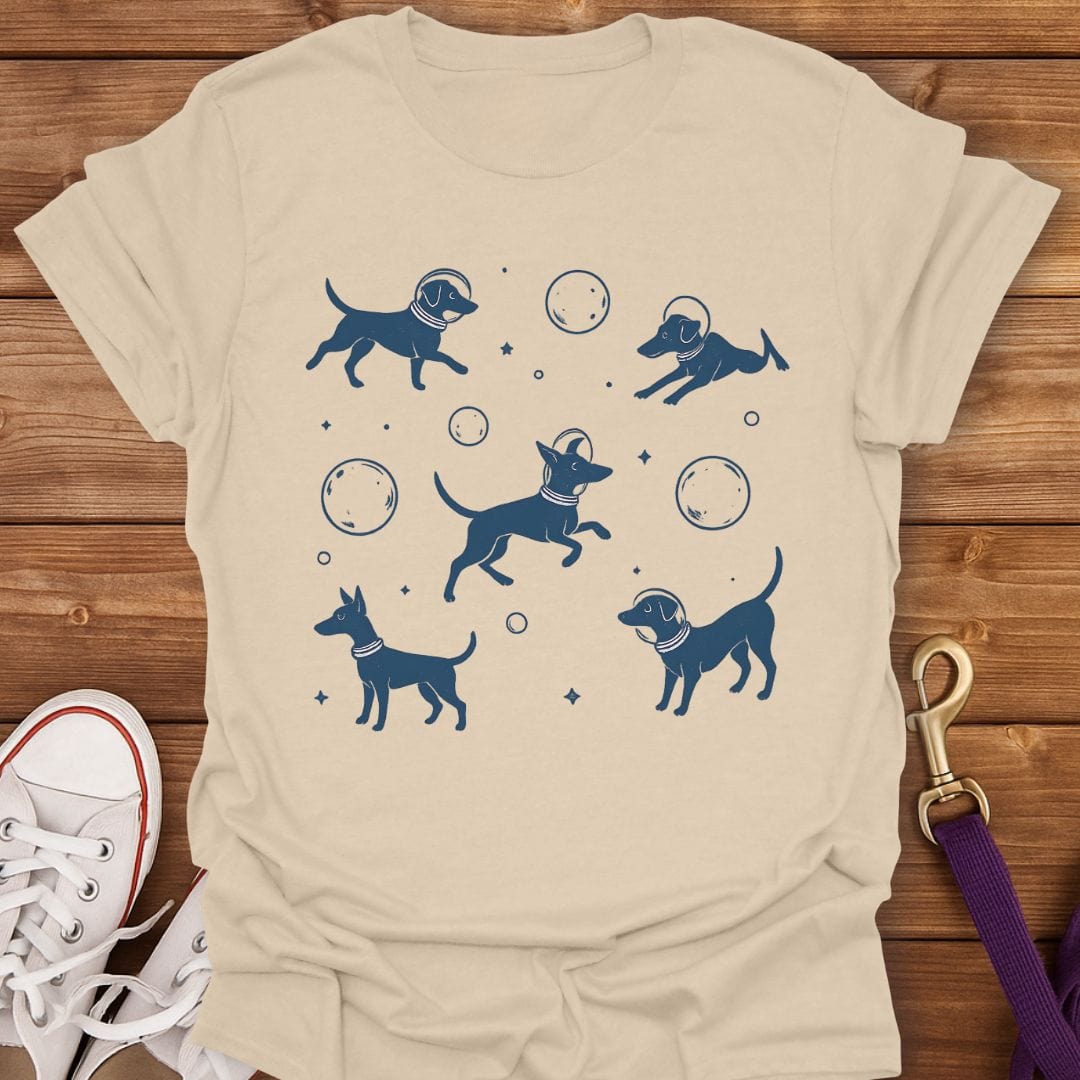 Space Pup Explorer T-Shirt Sand / S