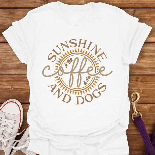 Sunshine Coffee Dogs T-Shirt White / S