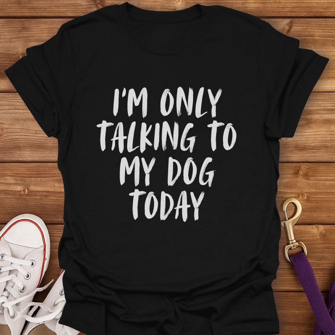 Talk to the Paw T-Shirt Black / S