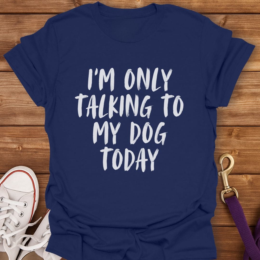 Talk to the Paw T-Shirt Navy / S