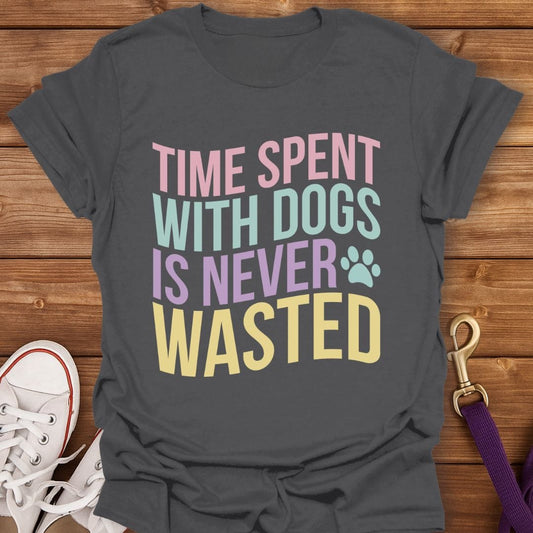 Time Spent With Dogs T-Shirt Charcoal / S
