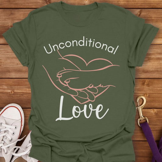 Unconditional Love T-Shirt Military Green / S